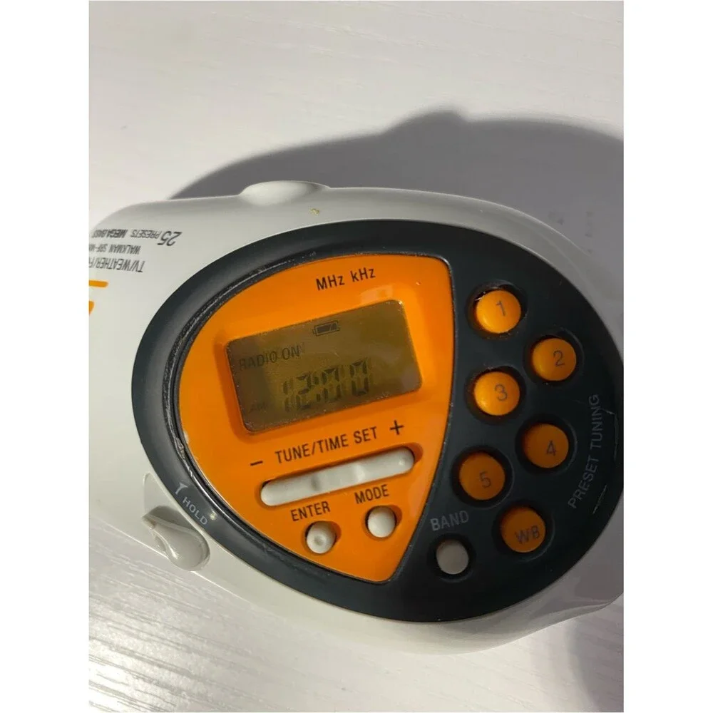 Sony S2 Sports Walkman SRF-M80V Portable AM/FM TV Weather Radio Tested